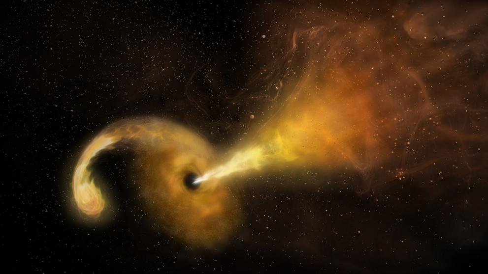 Астрофизики из Андалусии впервые зафиксировали уничтожение звезды «черной дырой»