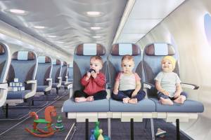 Определены лучшие авиакомпании для перелета с детьми