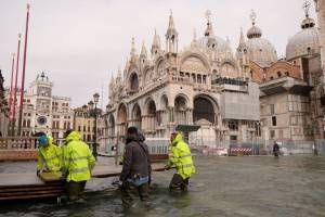 Венеция уходит под воду: затоплены 75% города