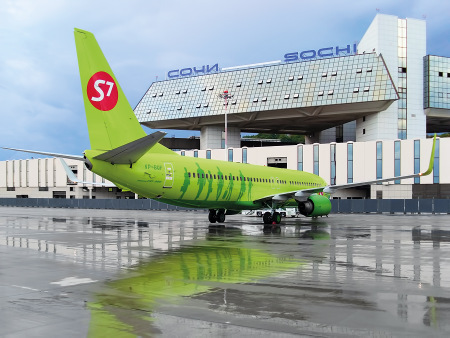S7 Airlines предложит туристам-горнолыжникас рейсы из Санкт-Петербурга в Сочи