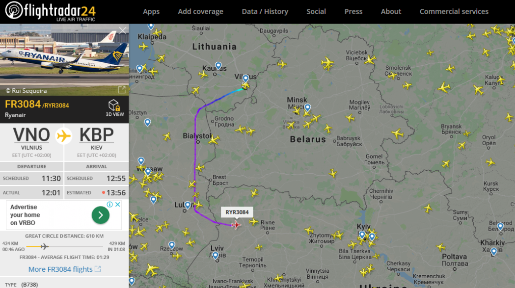 СМИ пишут, что Ryanair ищет сотрудников для базы в Беларуси. Лоукостер собирается к нам?