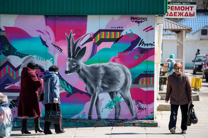 В Молодечно создают «улицу стритфуда» с граффити и сценой