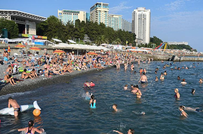 Число туристов в Сочи превышает число туристов в Турции