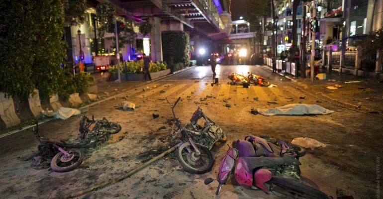 В Бангкоке прогремело шесть взрывов, среди туристов пострадавших нет