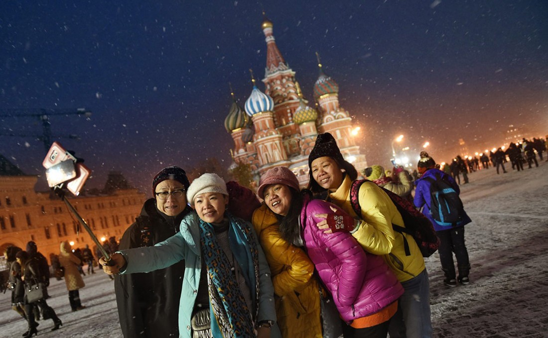 Количество въездных туристов в России выросло на 25%