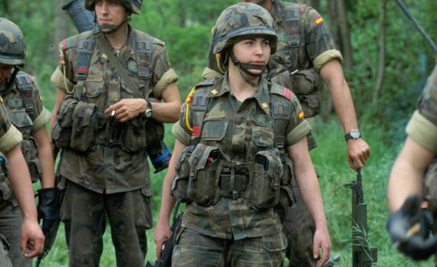 женщины в испанской армии
