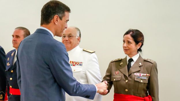Патриция Ортега стала первой женщиной-генералом в вооруженных силах Испании.