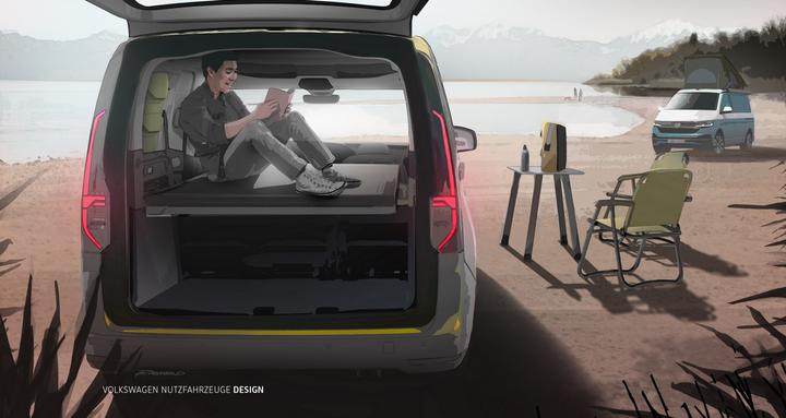 Volkswagen выпустит мини-кемпер на базе нового Caddy