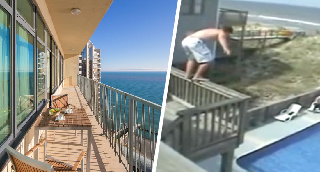 В Турции турист вывалился с балкона в отеле и лишился ноги