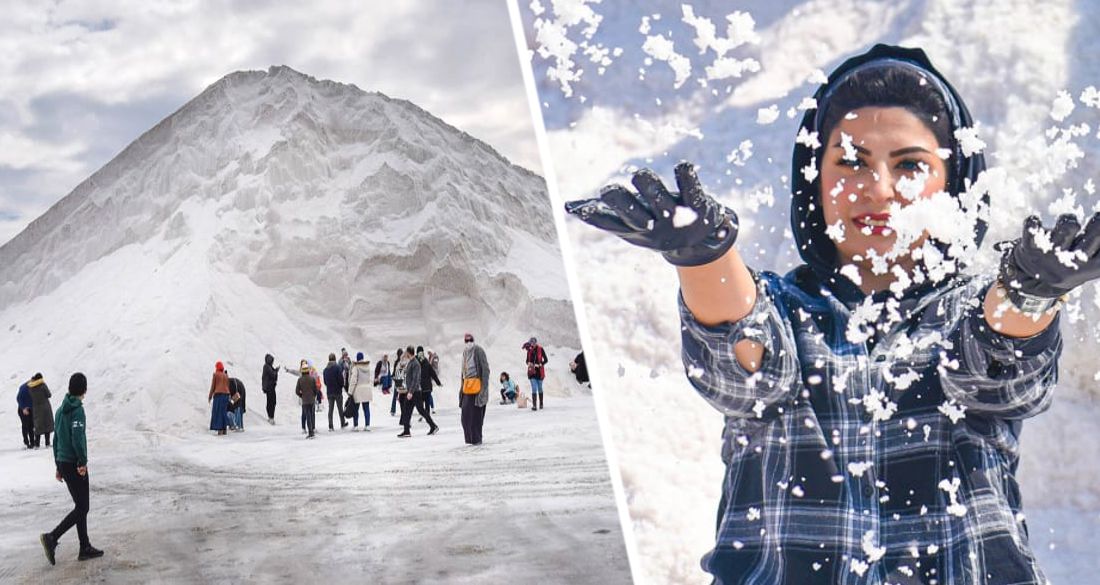 Нереальные «снежные» горы Египта стали туристическим хитом