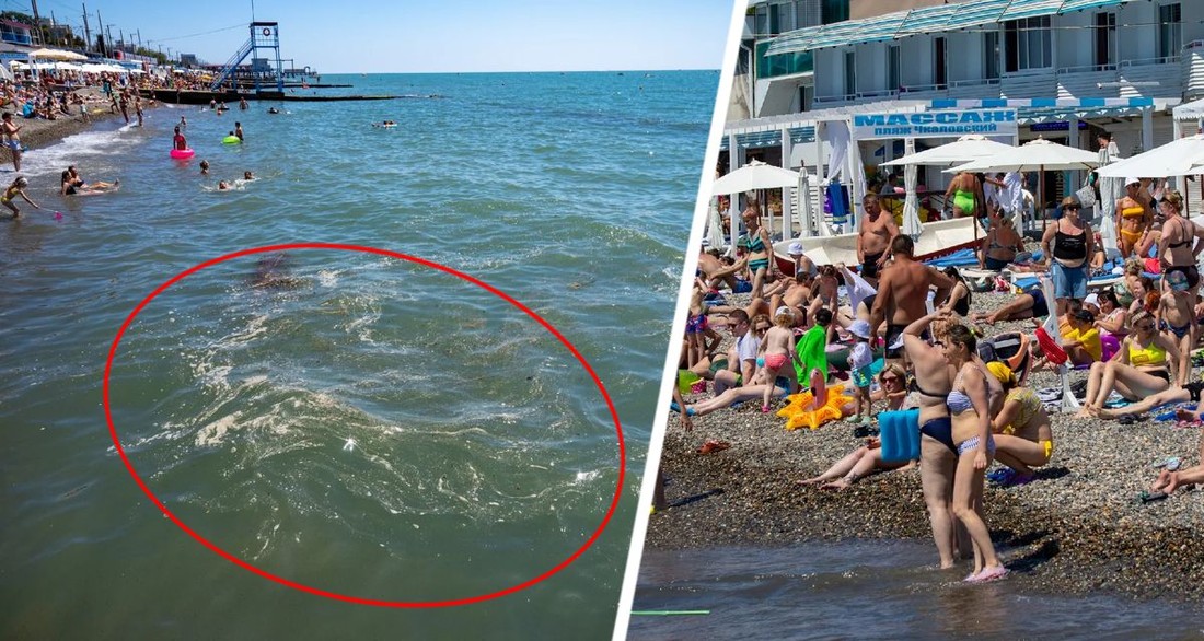 «Море очень грязное и непонятные «жировые» пятна, я бы не пошла сюда купаться»: туристка рассказала о пляже популярного курорта