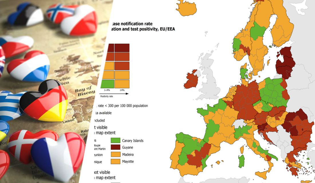ЕС опубликовал карту опасных для путешествий районов: Германия и страны Балтии перешли в зону риска
