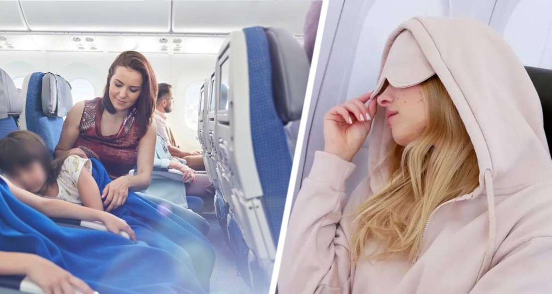 Для пассажиров самолета разработали предмет для идеального сна во время полета