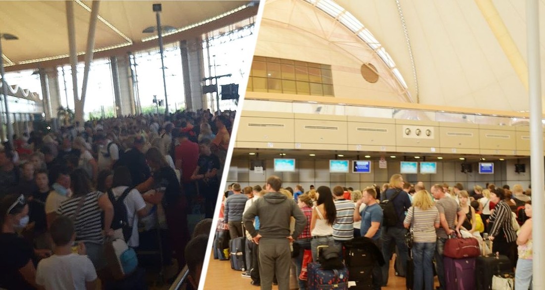Пятичасовые очереди, драки, семь проверок документов, задержки рейсов и поборы - туристы рассказывают про аэропорт Шарм-эль-Шейха