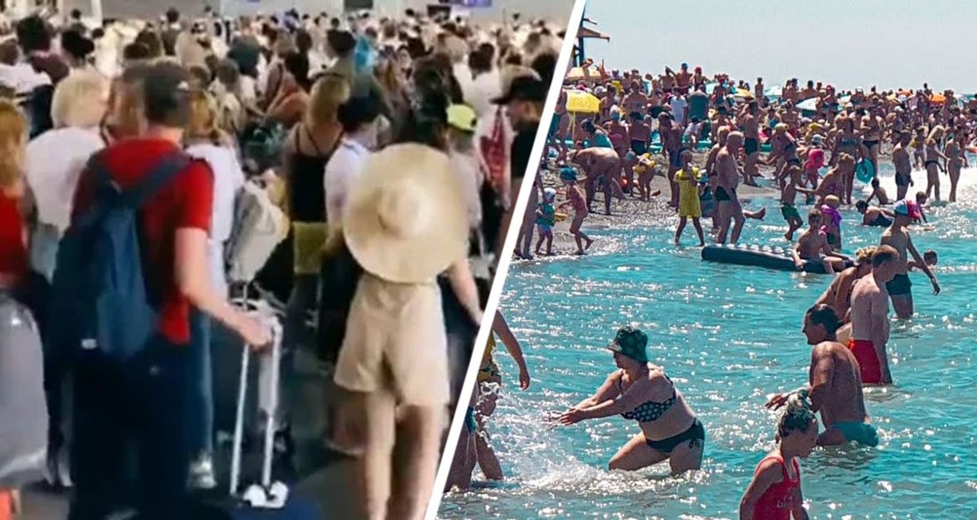 Они прут, как будто с ума сошли: на популярном курорте возмутились громадными толпами российских туристов без масок
