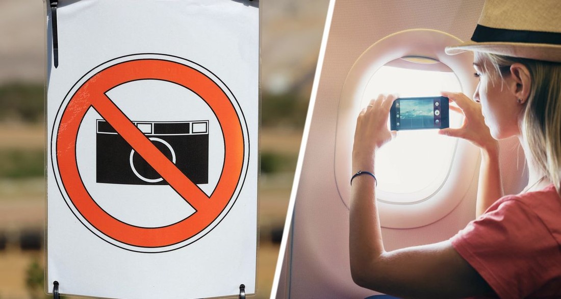 Туристам разъяснили, что их могут снять с рейса за фотографирование в самолете