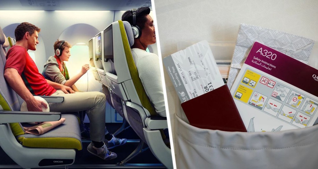 Стюардесса озвучила отвратительную причину, почему туристам не стоит пользоваться карманами сидений в самолете