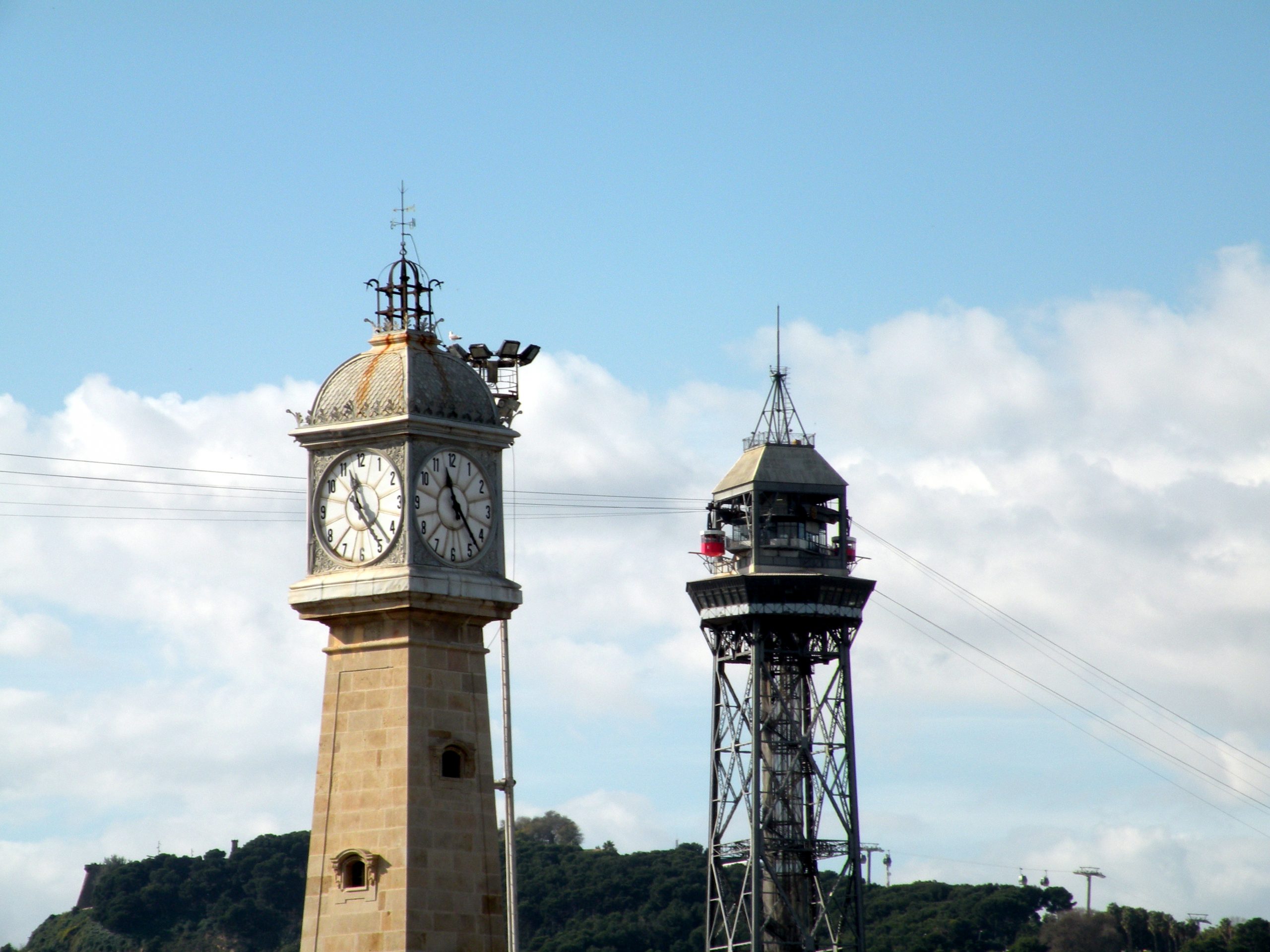 Секреты башни с часами La Torre del Rellotge в порту Барселоны